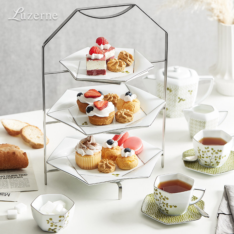 Luzerne陆升绿野仙踪下午茶餐具咖啡杯茶杯点心盘欧式小清新多人