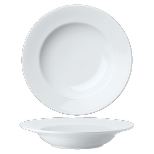 Luzerne 陆升陶瓷新骨瓷冷白色精致高端家用餐具平盘汤盘碗碟勺子