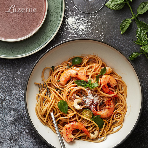 luzerne陆升新骨瓷日式碗盘