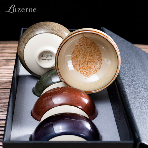 luzerne陆升窑变五行个人杯