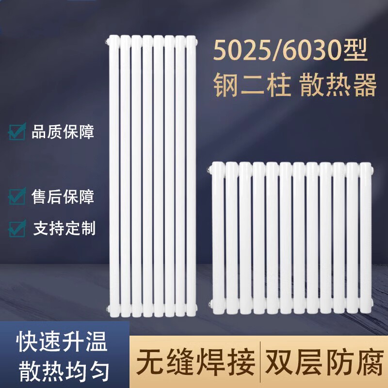 暖气片家用钢制二注水暖散热器散
