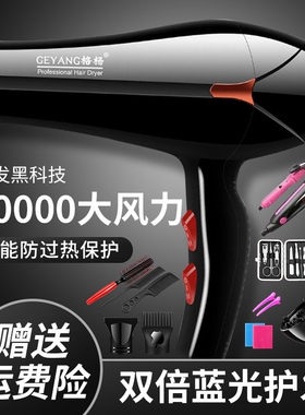 吹风机家用3000W大功率理发店蓝