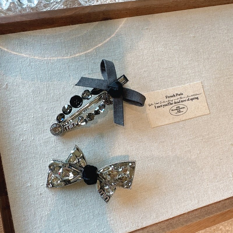 韩国时尚气质满钻蝴蝶结边夹发卡女一字夹前额刘海夹头饰侧边发夹,饰品/流行首饰/时尚饰品新,发饰,淘宝优惠券,粉丝福利购,淘宝优惠卷
