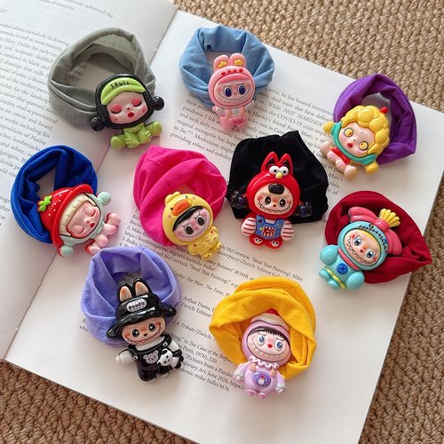 拉布布可爱少女橡皮筋扎马尾发绳