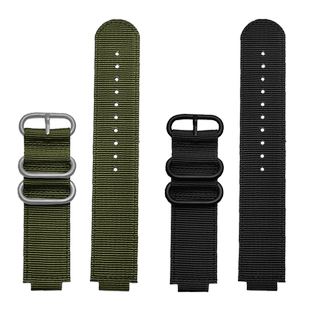 适配TIMEX天美时潮汐T2N721 T2N720 TW2T76500运动尼龙帆布手表带