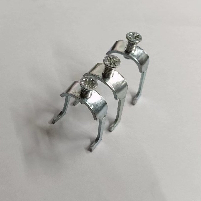 龙骨卡 20/25/32 U型卡KBG JDG 电线管管卡 丝杆吊卡子铁质勾卡图片