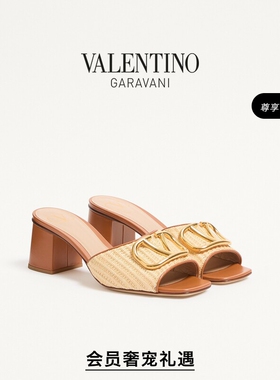 [线上限定]华伦天奴VALENTINO女士 VLOGO SIGNATURE 凉鞋[礼物]