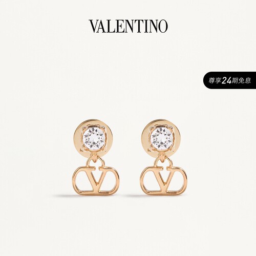 华伦天奴VALENTINO女士金属耳环