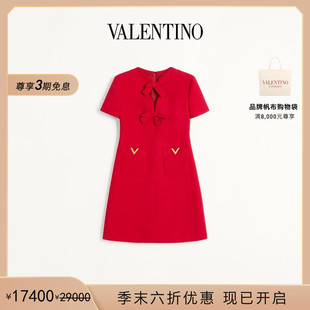 季 COUTURE短款 末优惠 华伦天奴VALENTINO女士CREPE 连衣裙 礼物