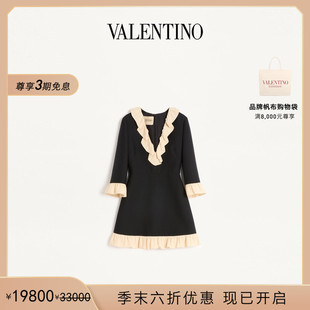华伦天奴VALENTINO女士 末优惠 CREPE COUTURE 连衣裙 短款 季