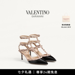 ROCKSTUD铆钉高跟鞋 华伦天奴VALENTINO女士 礼物 凉鞋 24期免息