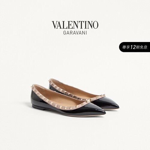 华伦天奴VALENTINO女士平底鞋