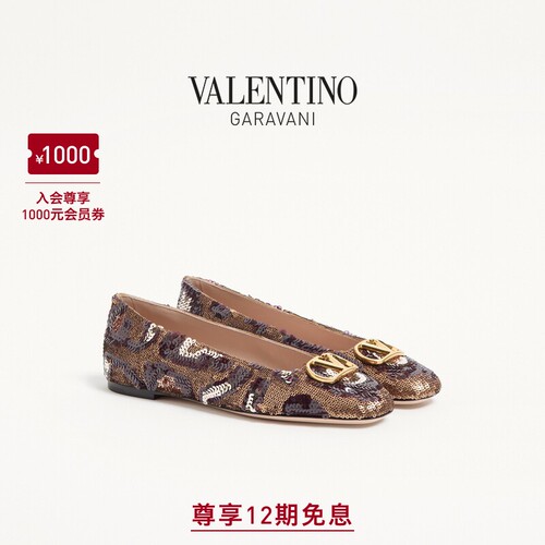 华伦天奴VALENTINO女士芭蕾鞋