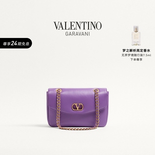 DJUNA 华伦天奴VALENTINO女士 上市 中号羊皮革肩背手袋 新品