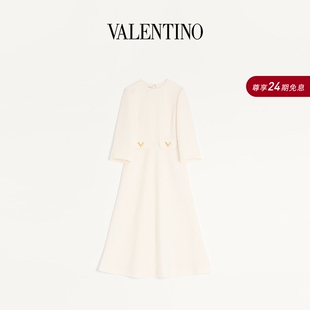 华伦天奴VALENTINO女士 CREPE COUTURE 迷笛连衣裙[礼物]
