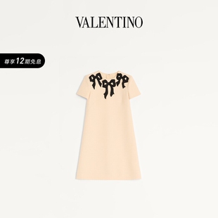 COUTURE刺绣连衣裙 华伦天奴VALENTINO女士CREPE 12期免息