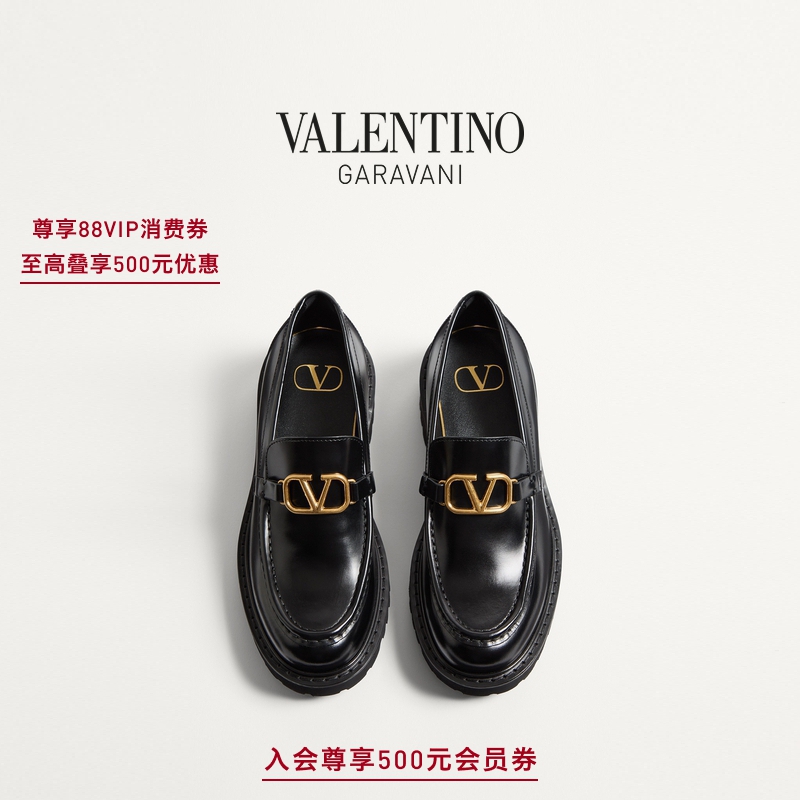 华伦天奴VALENTINO女士乐福鞋