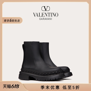 ROCKSTUD 小牛皮踝靴 末优惠 WAY 华伦天奴VALENTINO男士 季