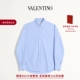 礼物 6期免息 华伦天奴VALENTINO男士 VLOGO 刺绣棉质衬衫