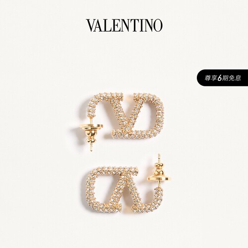 华伦天奴VALENTINO女士金属耳环