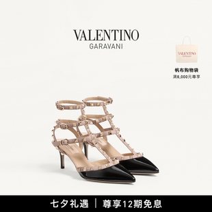 ROCKSTUD铆钉高跟鞋 华伦天奴VALENTINO女士 礼物 凉鞋 12期免息