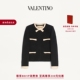 6期免息 礼物 华伦天奴VALENTINO女士羊毛花呢外套