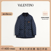 华伦天奴VALENTINO男士 礼物 夹克 式 季 VLOGO绗缝尼龙衬衫 末优惠