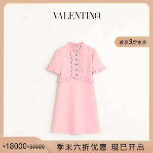 COUTURE 华伦天奴VALENTINO女士 CREPE 连衣裙 短款 季 末优惠