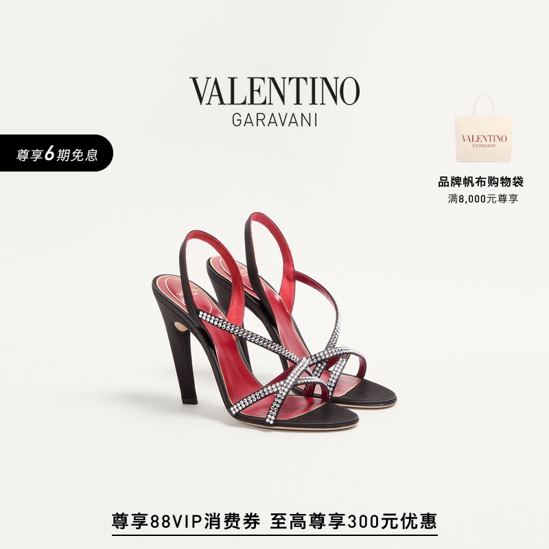 华伦天奴VALENTINO女士高跟凉鞋