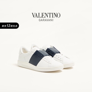 新品 ROYCO 上市 OPEN 牛皮革运动鞋 华伦天奴VALENTINO男士