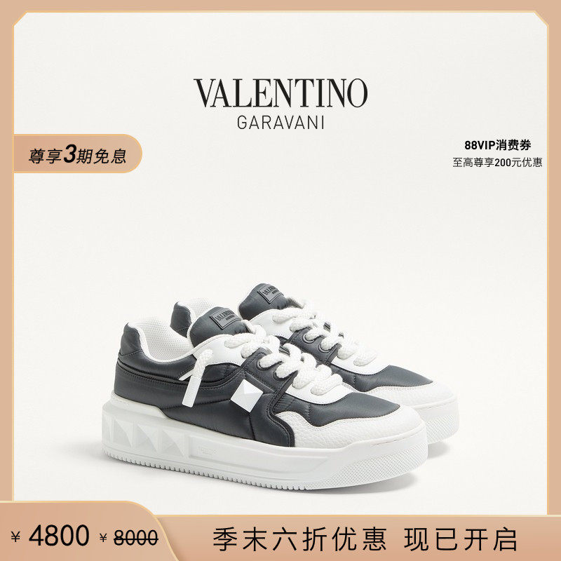 [季末优惠][礼物]华伦天奴VALENTINO男士 ONE STUD XL 休闲运动鞋