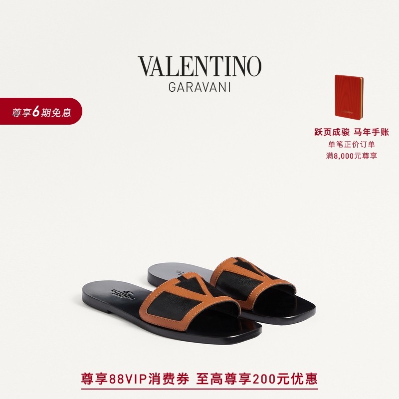 [礼物]华伦天奴VALENTINO男士 VIVA SUPERSTAR 拖鞋式凉鞋,流行男鞋,休闲拖鞋,淘宝优惠券,粉丝福利购,淘宝优惠卷