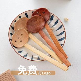 日式味千拉面勺长柄大汤勺麻辣烫木勺子龟背漏勺火锅勺龟勺拉面勺