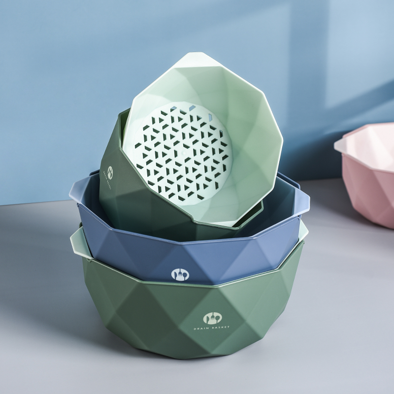 pp北欧风厨房洗菜盆洗菜盆沥水篮