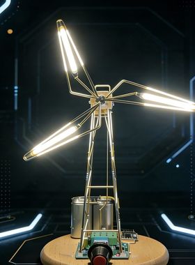 手工自制陶瓷灯丝LED捕光小夜灯DIY配件3.8V/0.36w/3500K户外通用