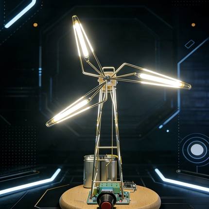 手工自制陶瓷灯丝LED捕光小夜灯DIY配件3.8V/0.36w/3500K户外通用