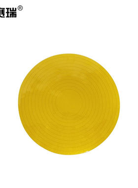 安赛瑞反光防水压力表贴三色标识贴仪表盘指示贴15cm整圆贴黄色31