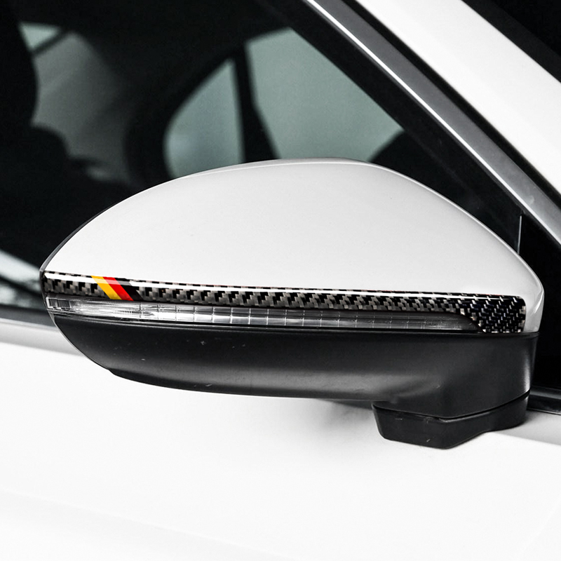 高尔夫嘉旅凌度后视镜防撞碳纤