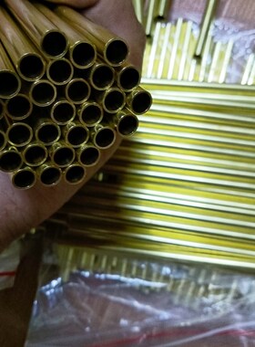 热销H62黄铜管空心圆管 h65大口径薄壁黄铜管 10 25 50 100黄铜精