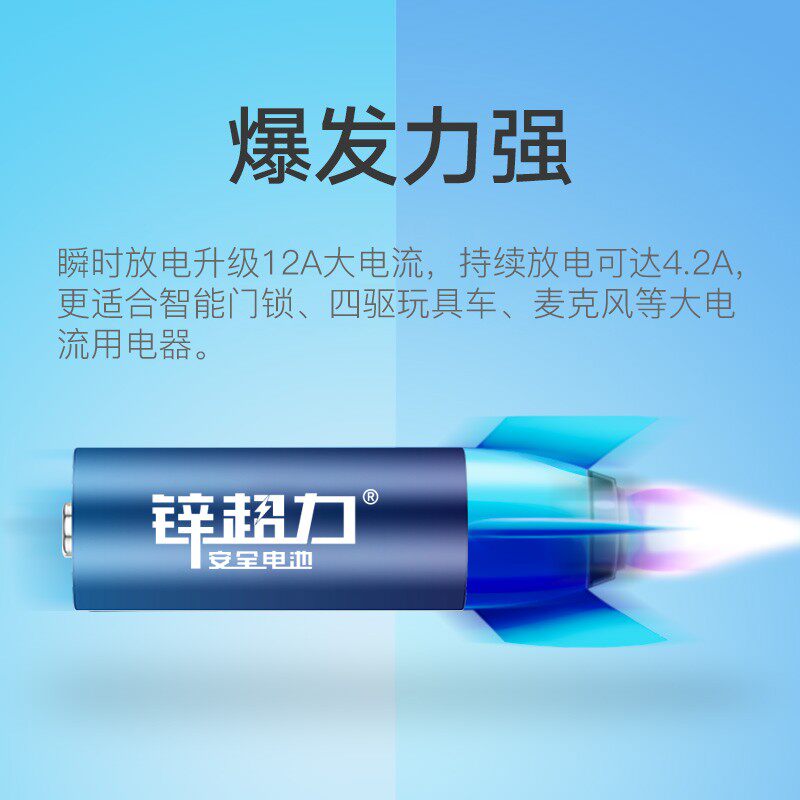 热销锌超力充电电池5号7号碱性家用1.5v电池五号七号通用可充电器