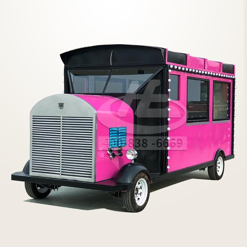 热销多功能流动早餐车移动甜品美食车售货电动四轮小吃车夜市摆摊