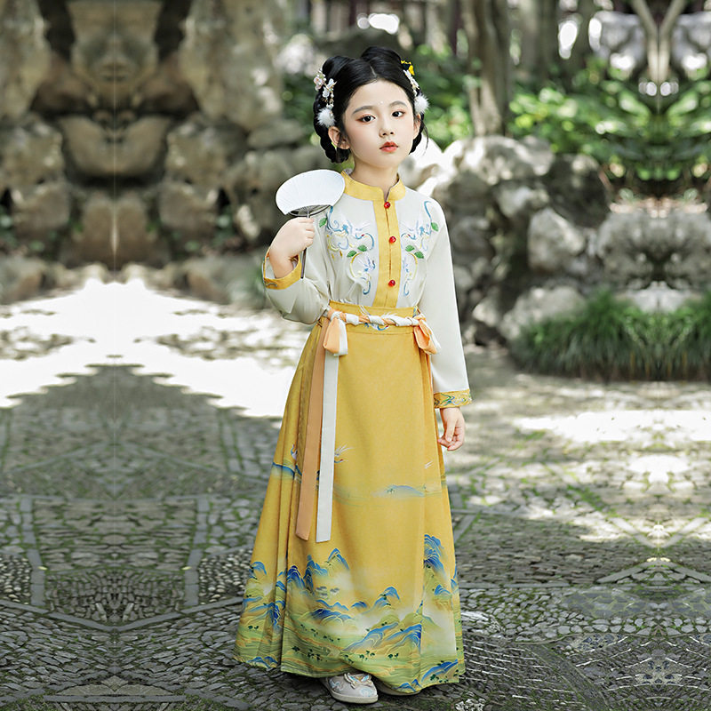 明制汉服女童秋季新款