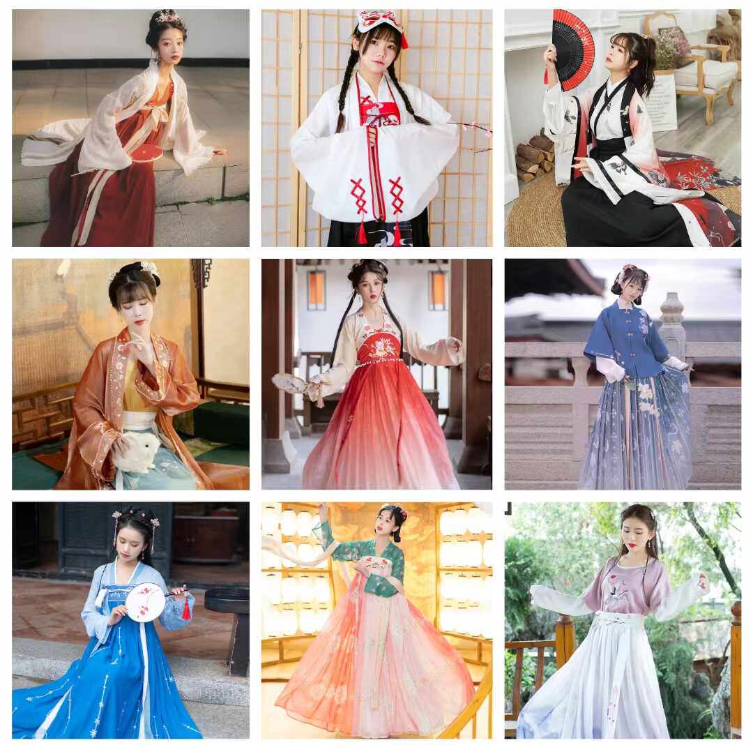 正品清仓复古改良齐胸襦裙汉服
