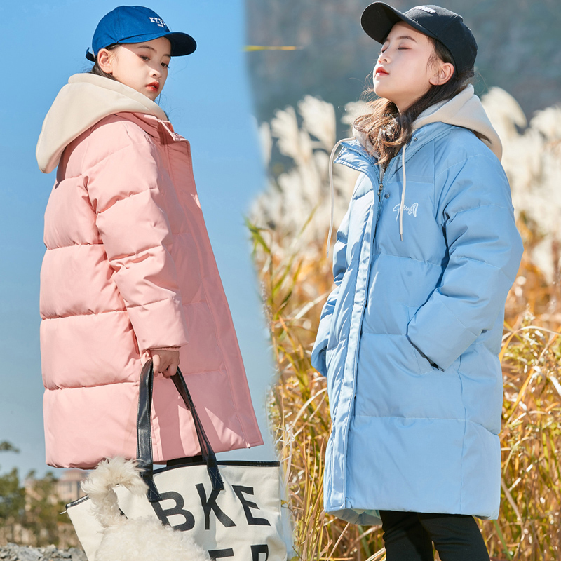 帅奇狼中长款加厚假两件