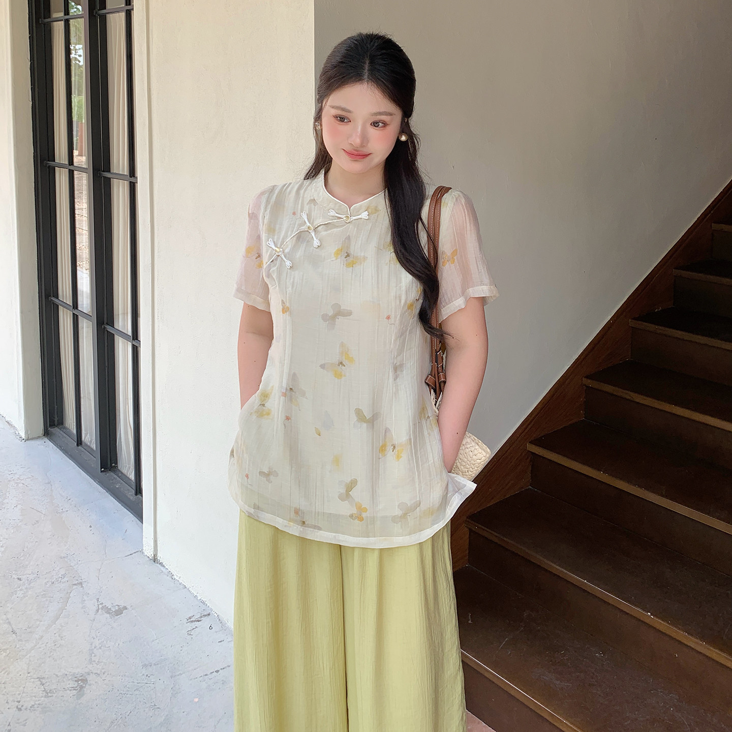 2026夏季新款女国风裙裤两件套图片