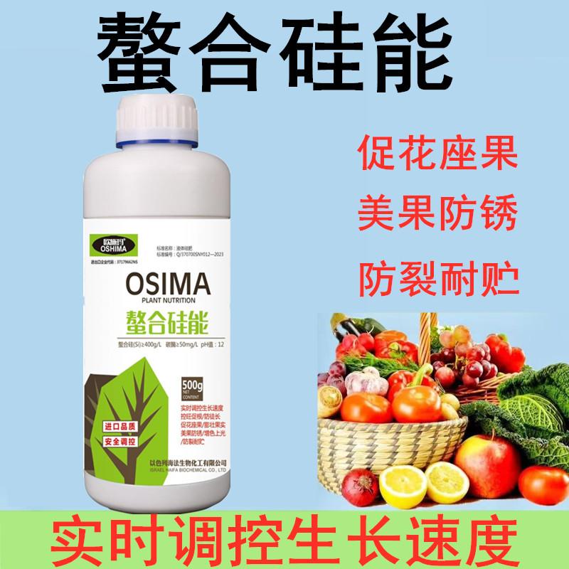 水稻抗倒伏流体硅水溶肥液体硅叶面肥果树蔬菜大田增产螯合硅肥料