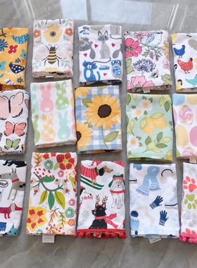 外贸原单 出欧美新品 全棉一面纱布一面毛圈 毛巾 面巾 40*66CM