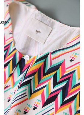 原DAI~女人味爆表！双层真丝不规则下摆无袖印花连衣裙中长裙夏C5