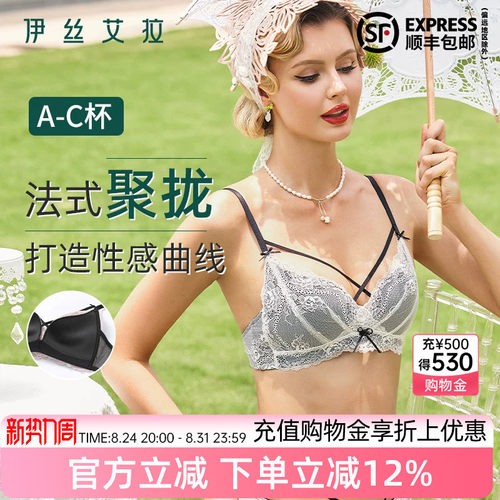 伊丝艾拉聚拢文胸法式无钢圈
