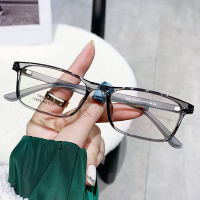 超轻眼镜近视小方框女可配高度数